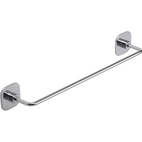 Gedy G-Teide Asciugamani 30cm, Misure: 5,3X30X6,7 CM, Porta salviette in Acciaio Inox e Cromall, Finitura cromata, Incluso di Biadesivo 3M e Viti, Design R&S, 2 Anni di Garanzia, Cromo, 30 cm (1/4)