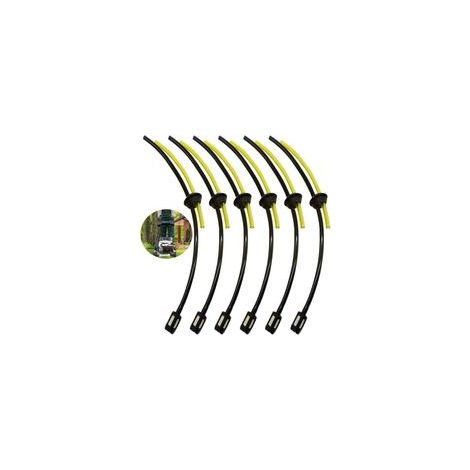 6-teiliges Kraftstoffleitungs-Verbindungsset, Kraftstoffleitungen mit Filter, universelles Kraftstofffilter-Set, für Kraftstofftanks, Rasentrimmer, Freischneider, Kettensägen, Heckenscheren und Rasenm (1/5)
