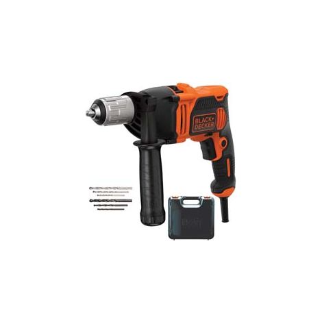 TRAPANO A PERCUSSIONE MANDRINO MM.13 AUTOSERRANTE (BEH850K)    BLACK&DECKER