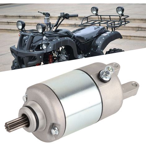 Démarreur de moteur électrique en acier compatible avec les scooters et quads Linhai 250 à 300 cm³. (1/5)