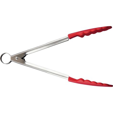 Cuisipro - serveertang (met silicone) - rood 24 cm - 74708605 - 0065506086057