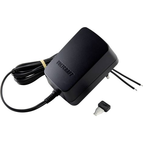 VOLTCRAFT VC-11258705 Alimentatore a spina regolabile 3 V/DC, 4.5 V/DC, 5 V/DC, 6 V/DC, 7.5 V/DC, 9 V/DC, 12 V/DC 2.25 (1/5)