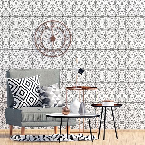Sticker effet papier peint - ALRIC - 30x30cm (1/5)