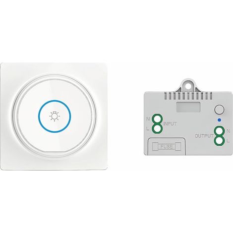 Interrupteur sans fil étanche - Télécommande auto-alimentée - Pas de piles nécessaires - Interrupteur 1 voie (1/5)