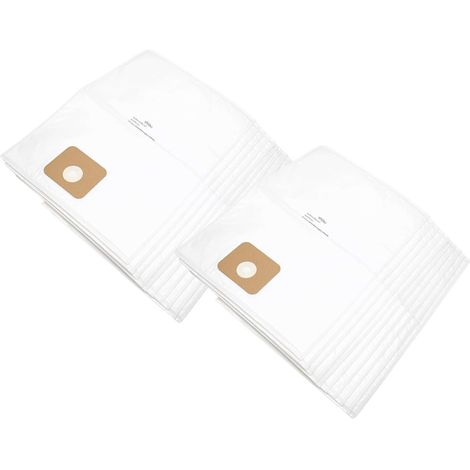 vhbw 20x bolsa reemplaza Nilfisk 5715492061518, 107402336 para aspiradora - 41 cm x 27,5 cm blanco (1/4)