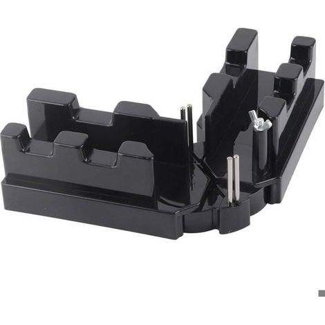 Boite a onglet, 2 en 1 Coupe et Mesure Haute Précision avec Pince 85 à 180 Degrés pour plintheAccessoire de haute qualité, Femeo (1/5)