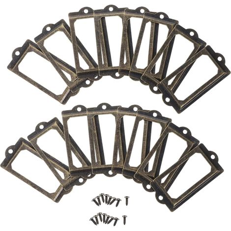 Porte-étiquettes présentoirs meubles Anneome 311 bronze antique (1/5)