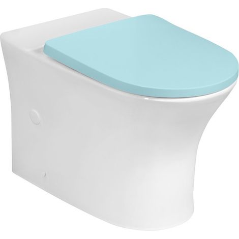 Cuvette LEON pour WC combiné, Rimless, 61,5x37cm, P-Trap/S-Trap, blanc (1/2)