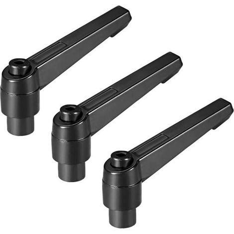 M8 Adjustable Toggle Clamp with Female Threaded Stud, Ratchet, 3pcs (1/5)