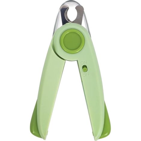 Coupe-ongles pour chiens et chats, coupe-ongles lumineux LED, coupe-ongles anti-coupure pour chiens de toutes races (petites et grandes) - Vert (1/5)