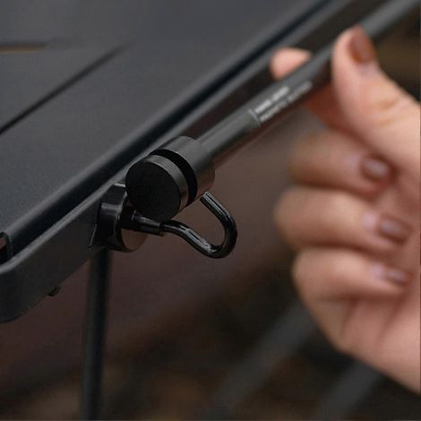 Tringles à rideaux réglables pour fenêtres, barre de suspension magnétique en acier inoxydable et alliage d'aluminium pour surfaces métalliques, conception portable adaptée à (1/5)