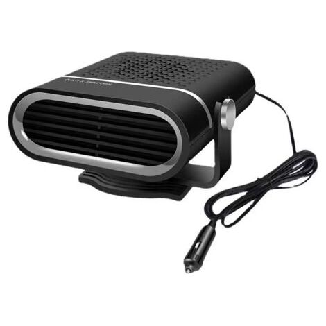 Pair - Chauffage Voiture,12V Chauffe Voiture Rapide Portable,Déshumidificateur de Pare-Brise pour Voiture Buggy et Remorque,150W Chauffage et Refroidissement Rapide 2 en 1(noir) (1/4)