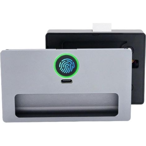 Smart fingerprint drawer lock for handles in (1/5)