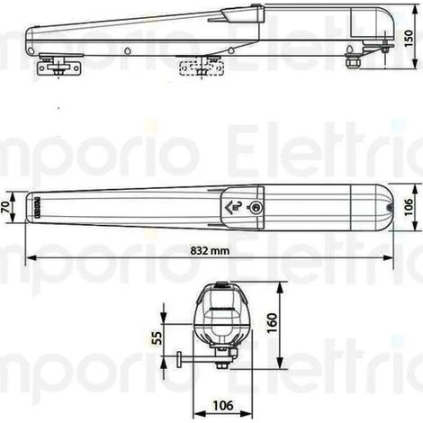 fadini kit automatisation dardo xp 424 24vdc k428.3l (ex 4240k0vl) (1/3)