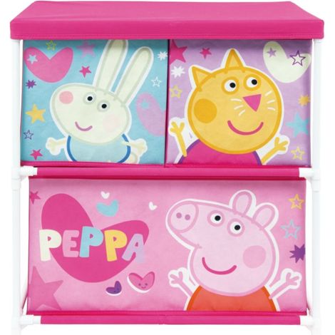 Peppa Pig Scaffale portagiochi in metallo