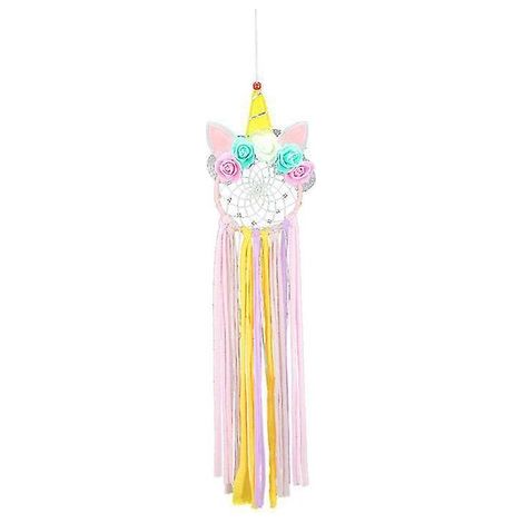 Pendentif décoratif en tissu, fer et polypropylène (1/3)
