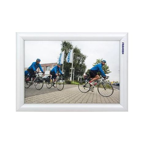 Bilderwechselrahmen 25,9 x 34,6 x 1,6 cm (B x H x T) DIN A4 Aluminium silber (1/4)