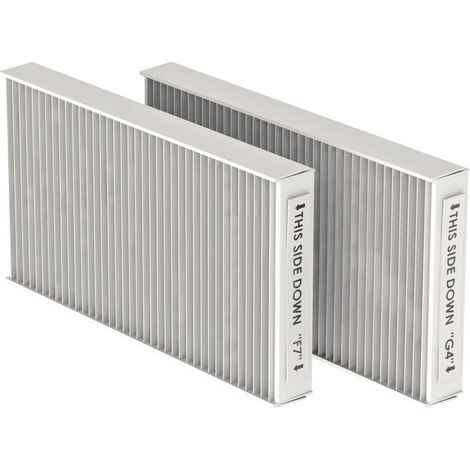 Zehnder Filterset für ComfoAir 180, ISO Coarse 65 Prozent G4, ISO ePM1 55 Prozent F7, 2 Stück