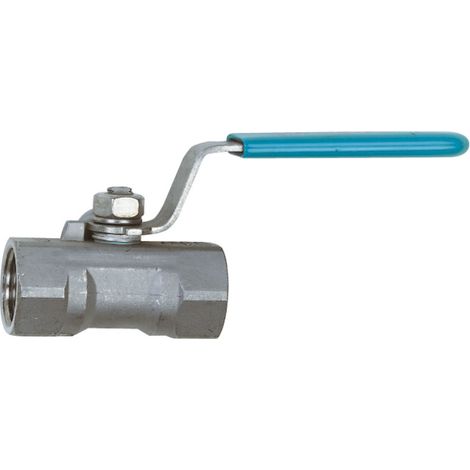 Riegler Edelstahlkugelhahn 1.4408, 1-teilig, kl. Baureihe, G 1/4, DN 8 (1/4)