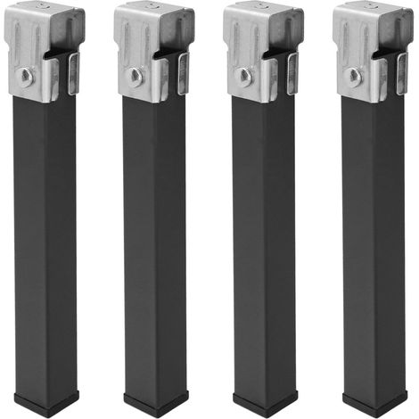Set di Gambe per Rete Quadrata (4 Unità) Tubo 30x30 mm. Per rete 30x30 mm. Altezza 25 cm. (1/5)