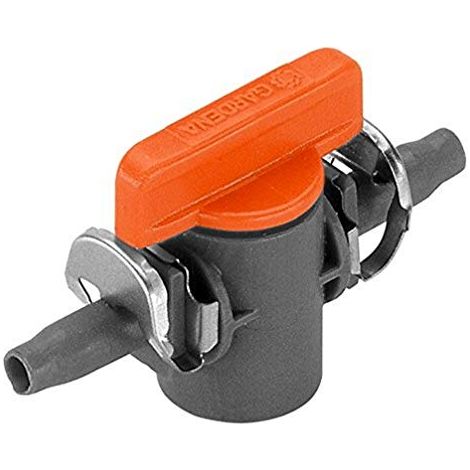 Valvola di chiusura per tubo da 3/16 per microirrigazione - per tubo da 3/16 conf.pz.2 in blister (8357-29) (1/2)