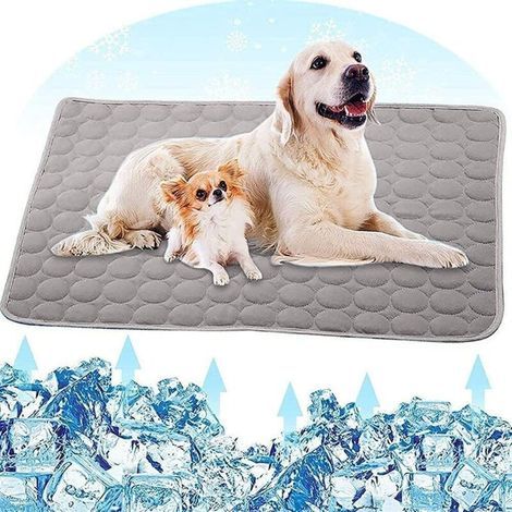 Kühlmatte für Hunde, Kühlmatte für Haustiere, geeignet für kleine und mittelgroße Hunde oder Katzen, strapazierfähig (1/4)