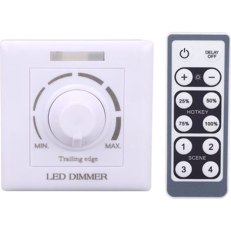 Le variateur intelligent Haofy est un variateur avec télécommande infrarouge, adapté à l'éclairage domestique LED (220V). (1/5)