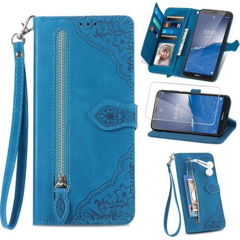 Coque Etui Housse - SZY - Xiaomi Redmi 13C/POCO C65 - PU Cuir - Support Pliable - Protection Chocs-Ywey (1/5)