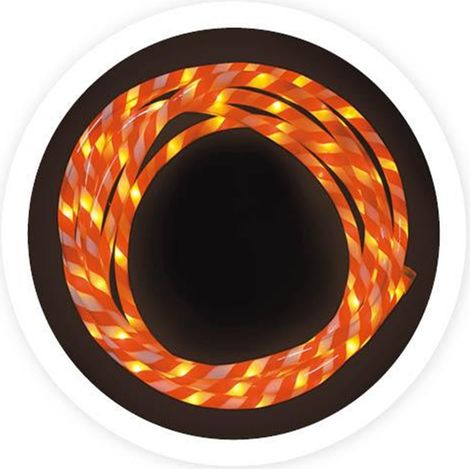 Kit Tubo LED Flessibile Stile Candy Cane con 8 Funzioni (3000K 230V) IP44 5m