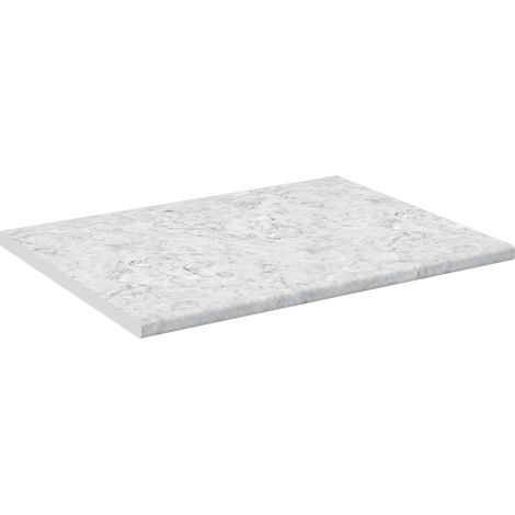 Top cucina R-Line, Marmo bianco, 80 cm, Vicco
