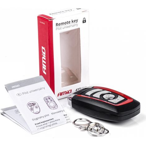 Télécommande universelle à 4 boutons avec fonction de copie automatique amio-03143 (1/2)