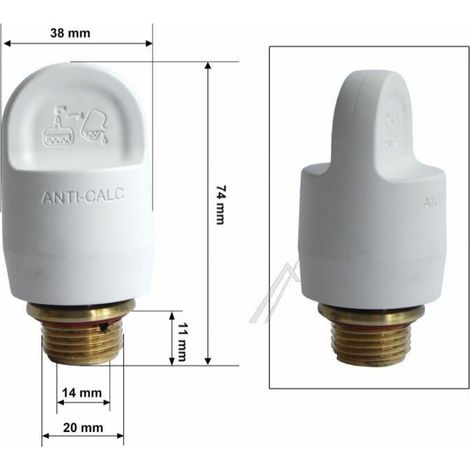 TAPPO DI SICUREZZA CALDAIA FERRO DA STIRO ROWENTA TEFAL GV5150 DG075 DG522