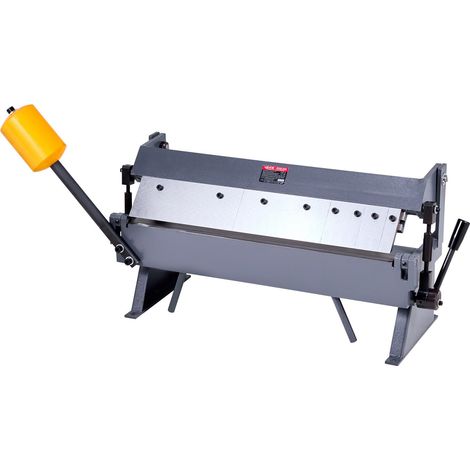 Plieuse Tôle, 61 cm, Frein à Tôle, Épaisseur de Pliage Acier Faible Teneur Carbone Calibre 16 1,5 mm, Réglable 0-135°, 5 Segments, Pliage Précis pour Acier Doux, Acier Inox, Cuivre, Aluminium (1/5)