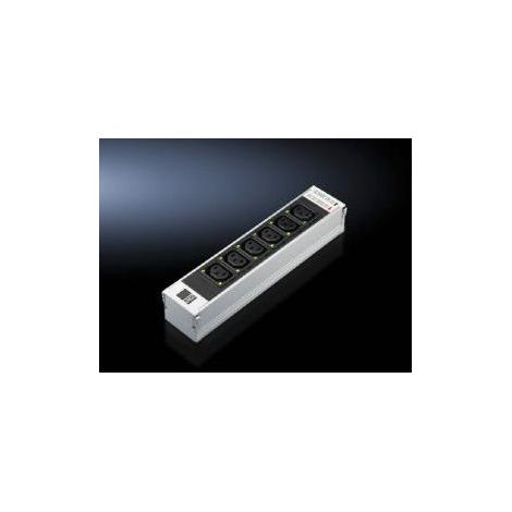 Rettal Multipresa 6 uscite nera grigia IEC C13