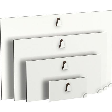 Plaque accrochage magnétique tableau pour cloison métallique - Artiteq 4 kg (1/4)