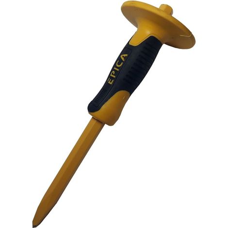 Scalpello a punta con paramano per muratore pietra 30cm EP-20481