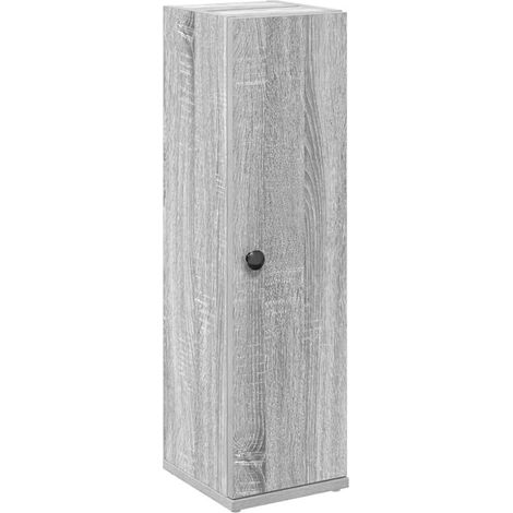 Maison Exclusive - Badezimmerschrank mit Rollenhalter Grau Sonoma