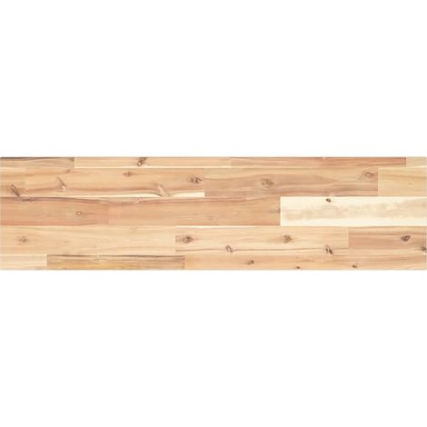Dessus de table,Plateau de table,Dessus de bureau 100x20x2 cm rectangulaire bois massif d'acacia CFW98317 (1/5)