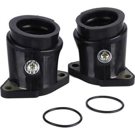 Carburetor intake interface adapters, durable flexible carburetor adapter made of oil-resistant black rubber for repair (1/5)