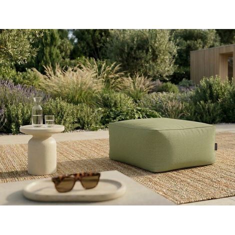 BOBOCHIC - Pouf pour canapé de jardin modulable RIVIERA Vert