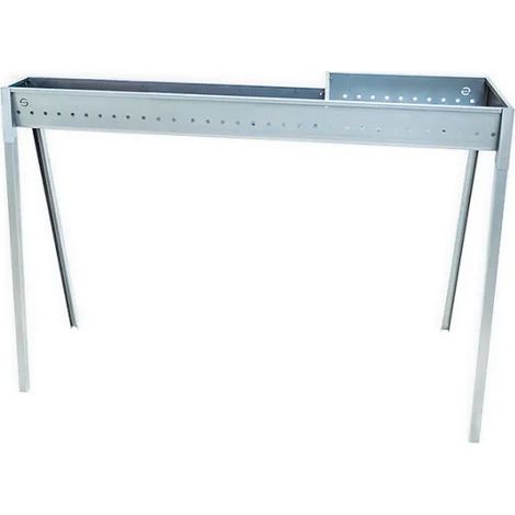 Barbecue a carbone per arrosticini Lisa Milano Grill 80+40 in acciaio inox - Senza kit paratia + griglia (1/10)