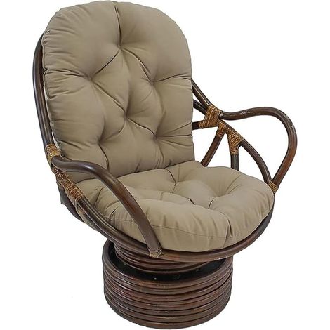 Coussin de Relaxation pour Fauteuil à Bascule, Housse Amovible Lavable, Siège Multicolore pour Salon de Jardin, Coussin de Chaise pour Meubles en Rotin Extérieur, Tissu Résistant, Dimensions 120x61 cm (1/5)