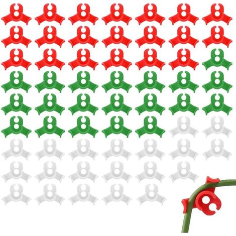 60pcs Plant Bending Clips, 90 Degree Plant Training Clips, Plant Branch Clips, Climbing Plant Clips, for Bending Plants and Changing Growth Direction (1/5)