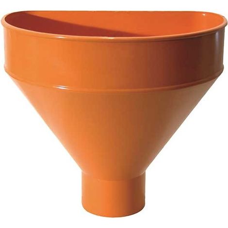 Raccoglitore monolitico in pvc per pluviali : Colore - Arancio, Diametro - 100