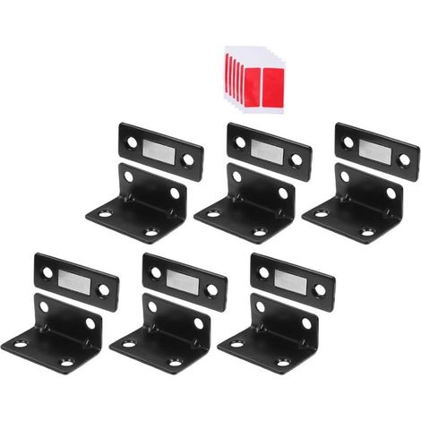 Lot de 6 sets de Loquets Magnétiques L-Shaped (1/5)