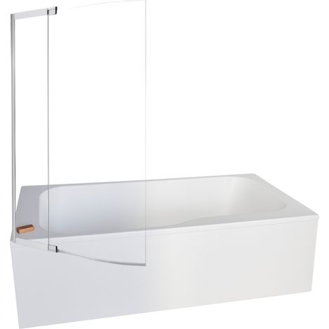 JACOB DELAFON Malice bañera ducha antideslizante + faldón esquinero + mampara de bañera 170 x 90 izquierda