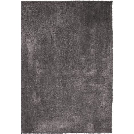 Tapis de salon au design moderne antistatique sans stress Milano GRI101