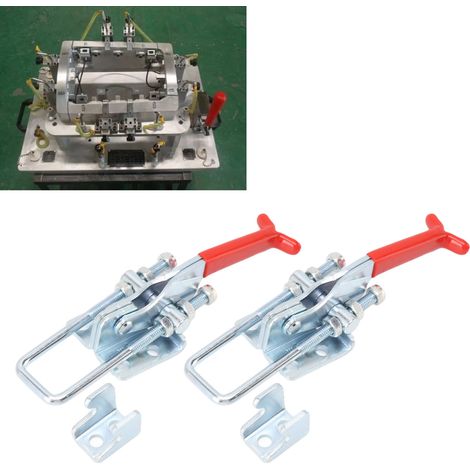 2 Sets/Verkauf Verstellbare Clips, Haken, Schnellverschlüsse, Verriegelungsvorrichtungen, Zugschlaufen, GH 431, Kastenschlaufen, Eisenschlaufen (1/5)