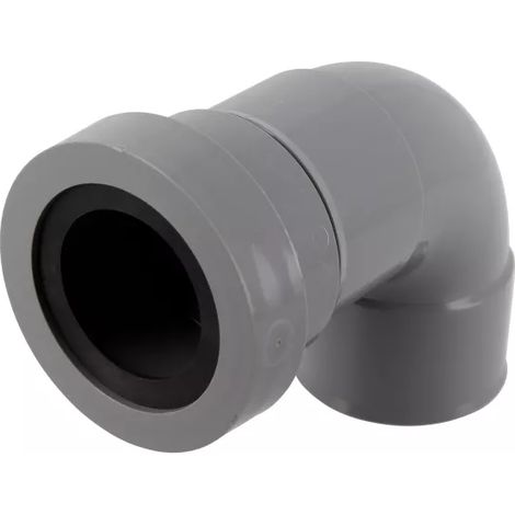 Codo de PVC salida de aparato sanitario con junta 90 FF 32
