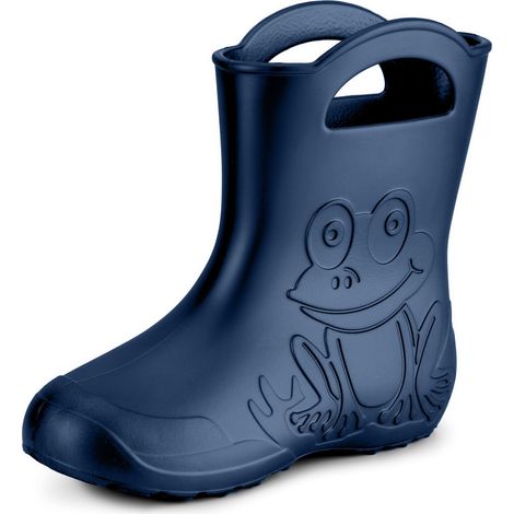 Ladeheid EVA Gummistiefel Damen federleichte wasserdichte Damenschuhe Regenschuhe LA-CA-09 (Marineblau, 36/37 EU)